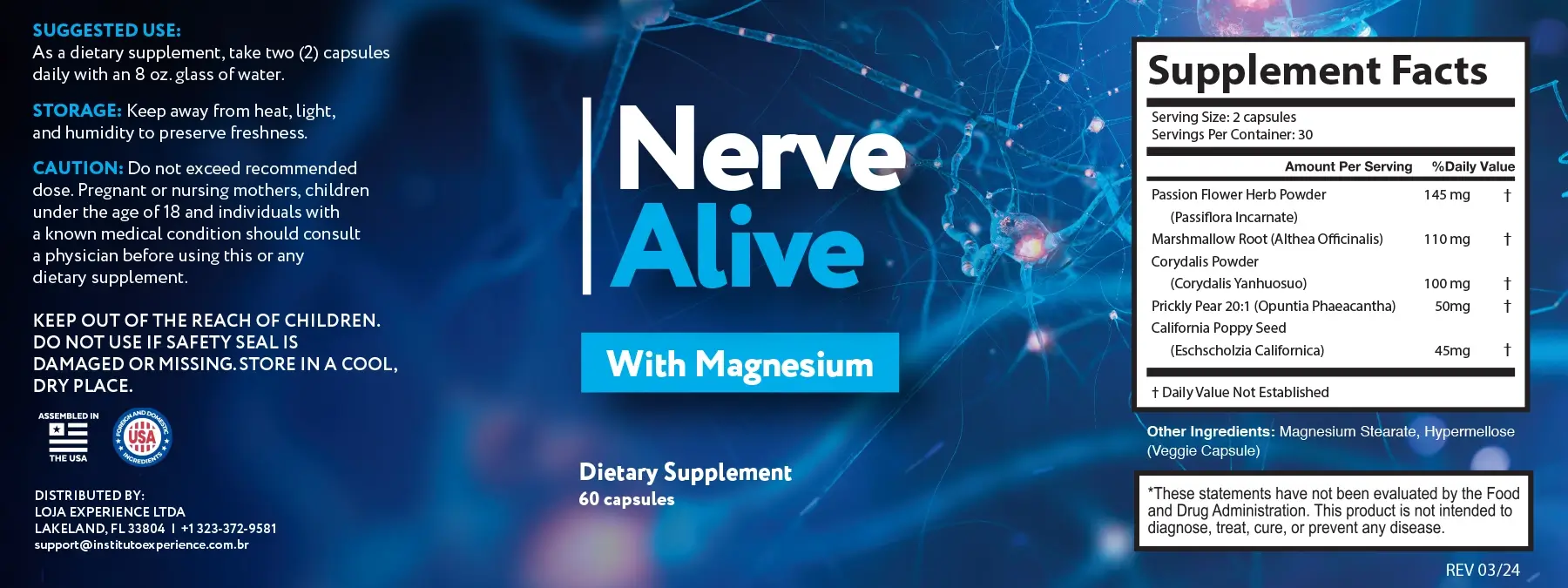 Nerve Alive Ingredients